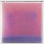 Tympan-II | 2005, 30 x 30 x 5 cm, bois, plexiglas dépoli, peinture acrylique, pigments