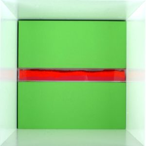 Comment ça s’annonce-III | 2004, dimensions variables, bois, plexiglas, peinture acrylique, pigments