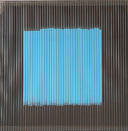 Portail, 2004, 50 x 50 x 1 cm, polycarbonate, pigments