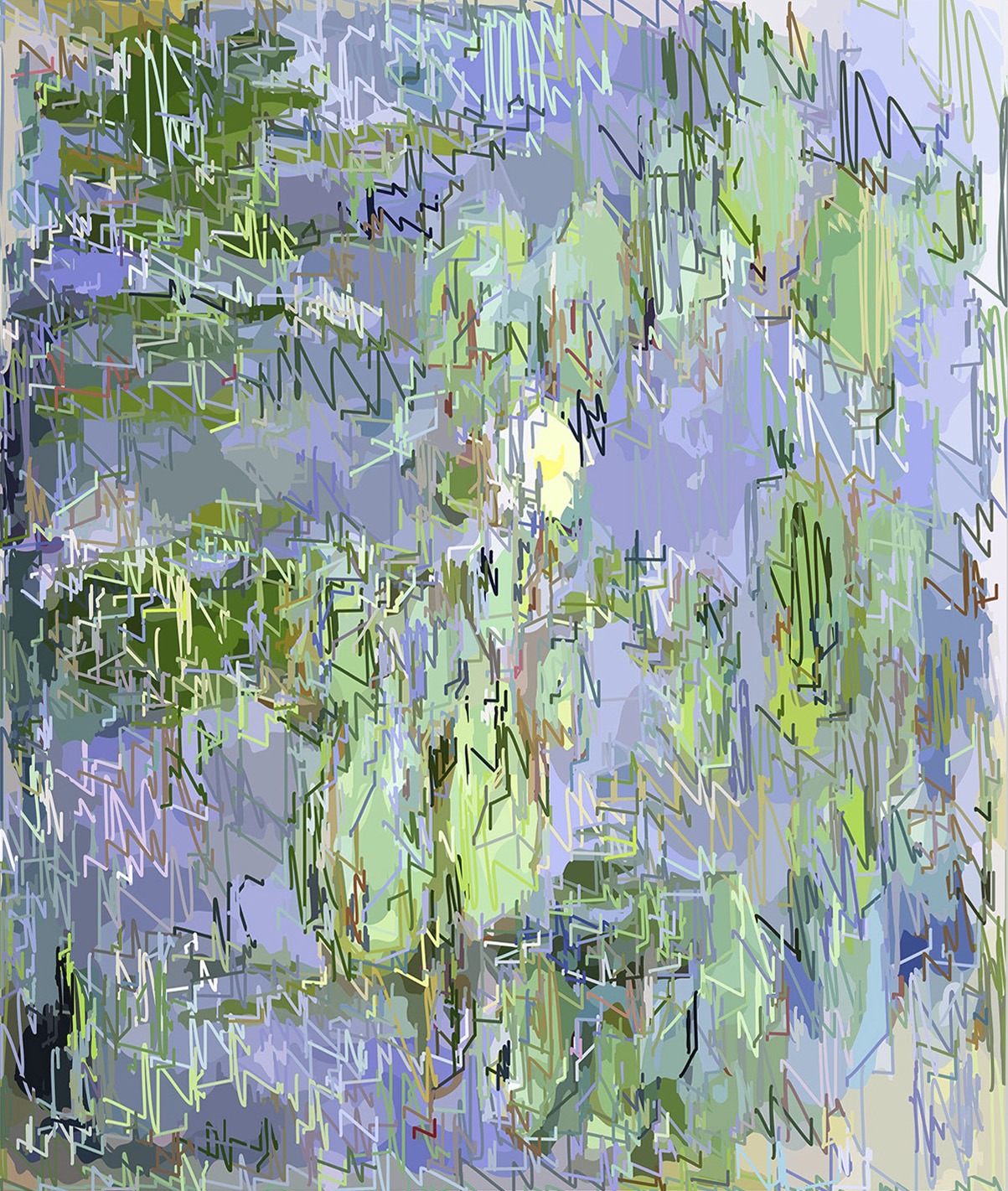 1/(CMonet)+30lm | 01-11-2018.5, 150 x 127 cm, impression numérique sur Dibond