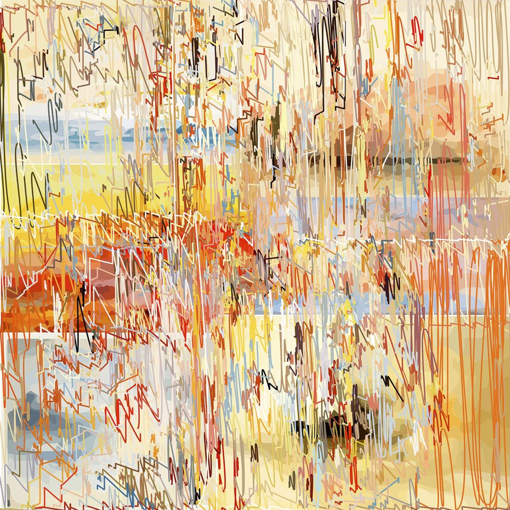 1/(4xJMWTurner)+1200lm | 03-01-2019.1, 150 x 150 cm, impression numérique sur Dibond