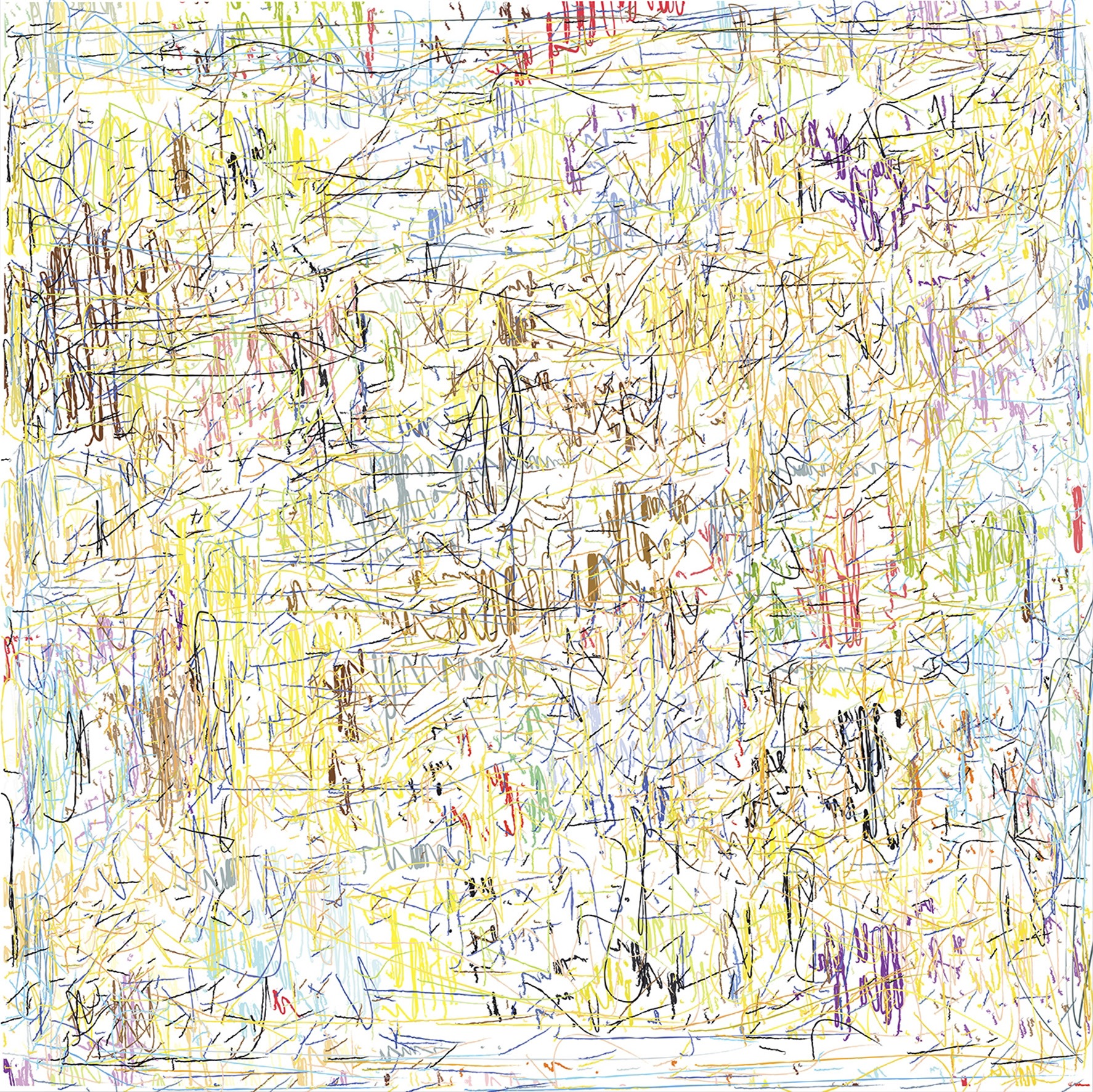 (1/3xPCézanne) | 03-05-2016.5, 100 x 100 cm, impression numérique sur papier