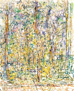 (1/PCézannex3)-(100%)2 | 03-06-2023.2, 74 x 90 cm, aquarelle sur papier