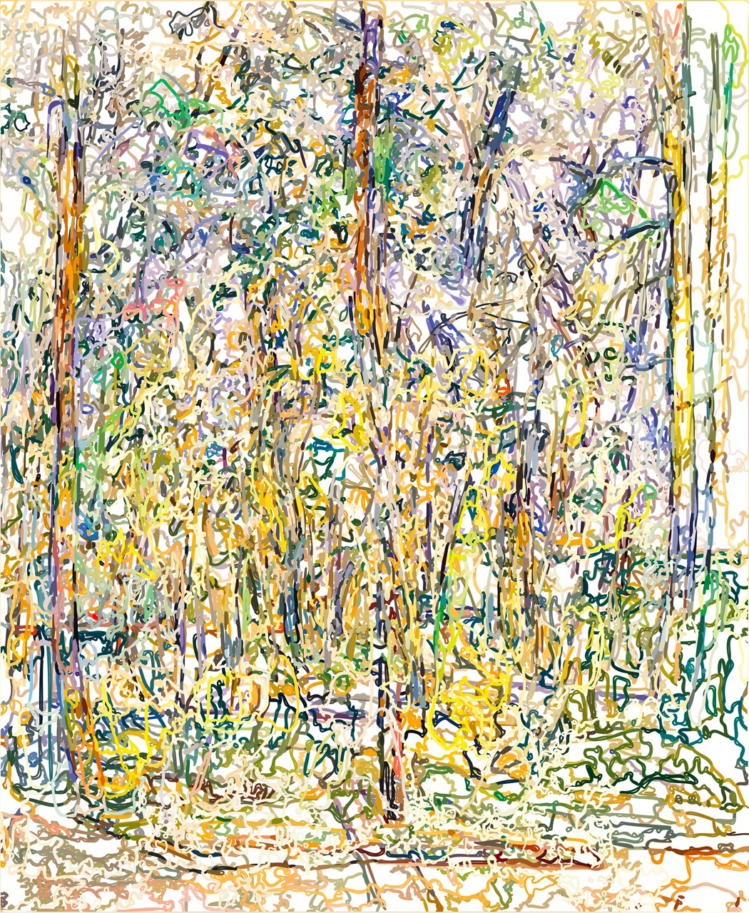 (1/PCézannex3)-(100%)2 | 03-06-2023.2, 74 x 90 cm, aquarelle sur papier