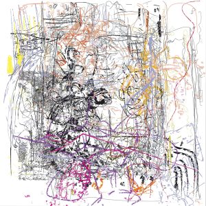 (1/2xHMatisse+RRauschenberg) | 03-10-2016.1, 100 x 100 cm, impression numérique sur papier