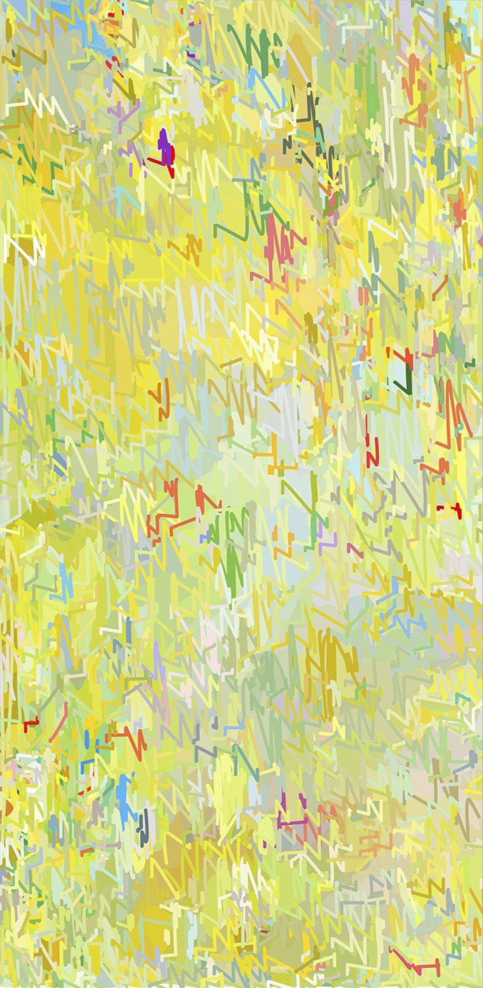 1/(CMonet)+600lm | 04-08-2018.1, 150 x 73 cm, impression numérique sur Dibond