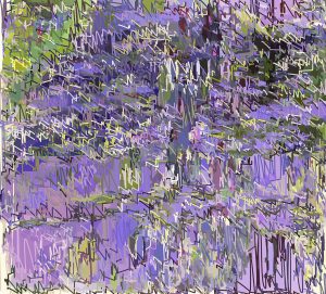 1/(CMonet)+200lm| 06-08-2018.1, 150 x 135 cm, impression numérique sur Dibond