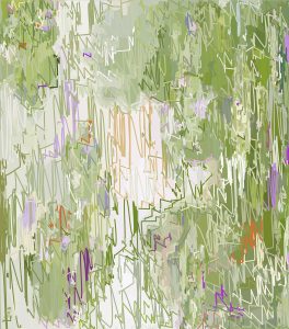 1/(CMonet)+400lm | 07-08-2018.1, 150 x 132 cm, impression numérique sur Dibond