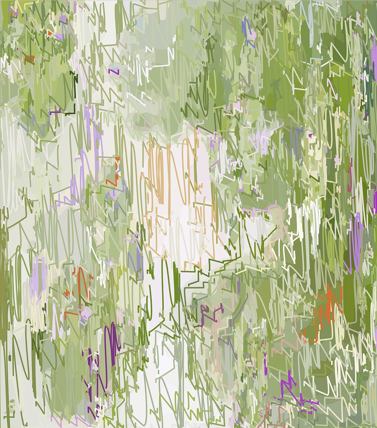 1/(CMonet)+400lm | 07-08-2018.1, 150 x 132 cm, impression numérique sur Dibond