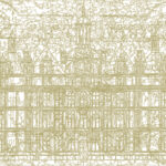 (XV-Chambordx2)/Or, 07-08-2024, 70 x 80 cm, traceur numérique sur papier, stylo bille