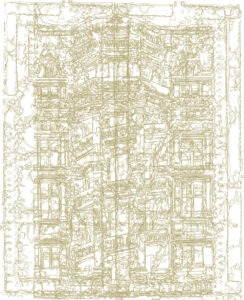 (XV-Bloisx2)/Or | 07-08-2024.2, 70 x 90 cm, traceur numérique sur papier, stylo bille