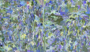1/(2xCMonet)+1000lm | 09-03-2019.10, 150 x 259 cm, impression numérique sur Dibond