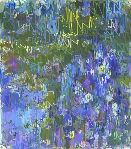 1/(CMonet)+50lm | 09-10-2018.5, 150 x 132 cm, impression numérique sur Dibond
