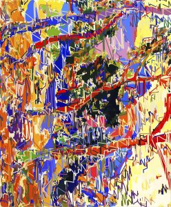 1/(ADerain)+100lm | 09-11-2018.8, 150 x 124 cm, impression numérique sur Dibond