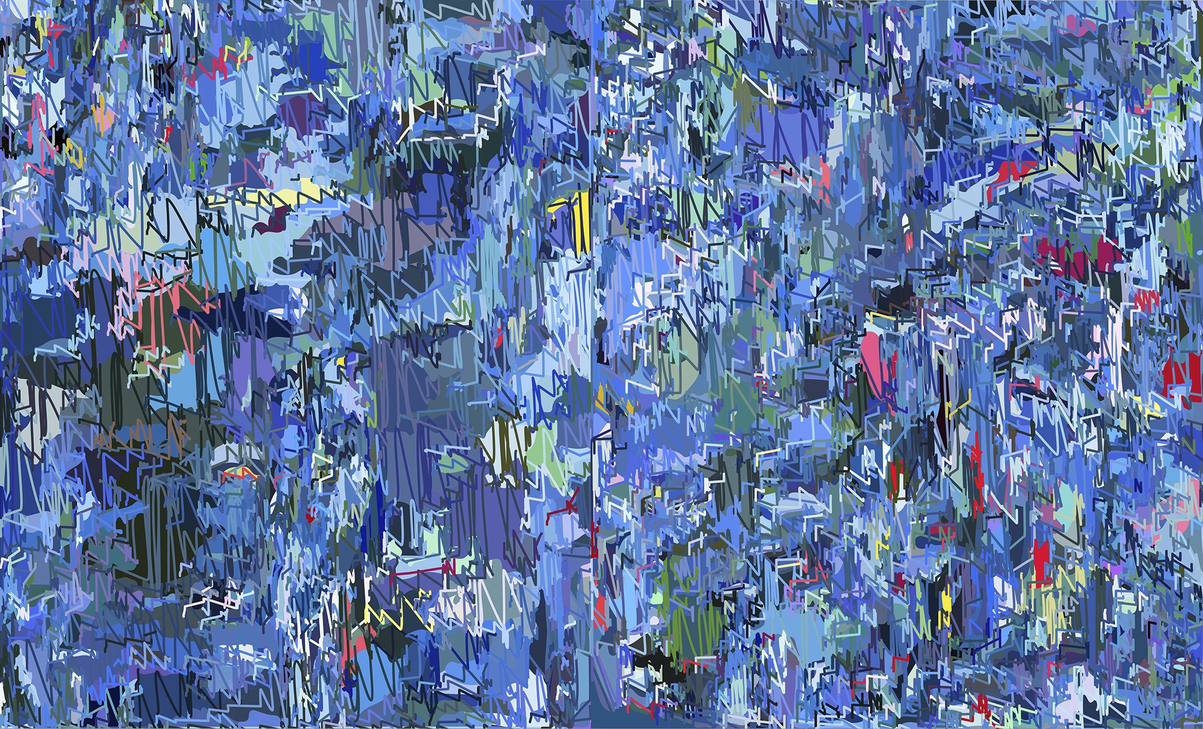 1/(2xCMonet)+1200lm | 10-03-2019.9, 150 x 248 cm, impression numérique sur Dibond