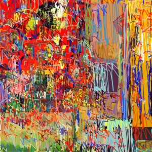 1/(2xADerain+PBonnard)+1000lm | 14-04-2019.6, 150 x 150 cm, impression numérique sur Dibond