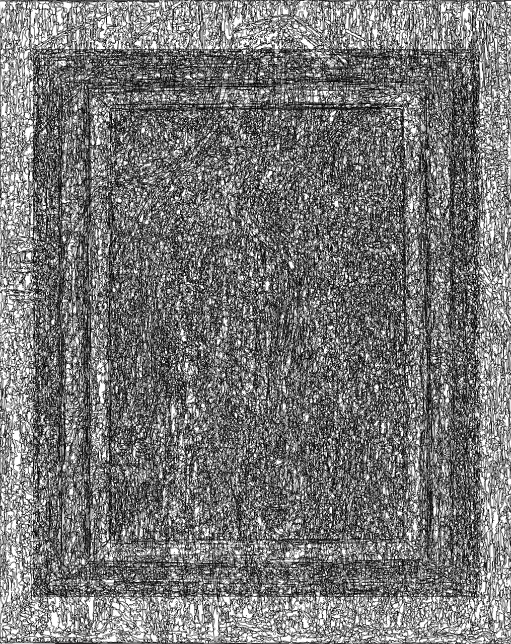 1/(Louvre)n+2, 12-03-2020, 35,67 x 45 cm, impression numérique sur papier