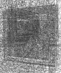 1/(Louvre)n+3, 16-03-2020.5, 37,50 x 45 cm, impression numérique sur papier