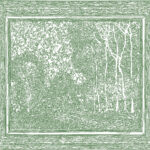 (XIX-ASisley)/Vert, 17-08-2024, 80 x 70 cm, traceur numérique sur papier, stylo bille