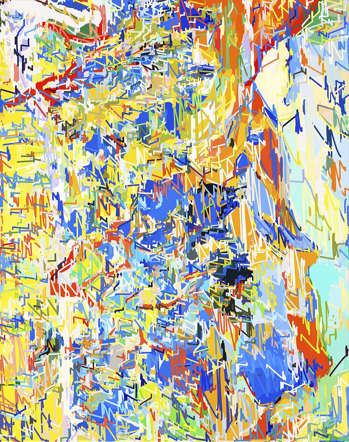 1/(ADerain)+200lm | 17-11-2018.8, 150 x 118 cm, impression numérique sur Dibond.