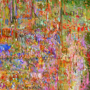 1/(3xCMonet)+1100lm | 19-04-2019.3, 150 x 150 cm, impression numérique sur Dibond