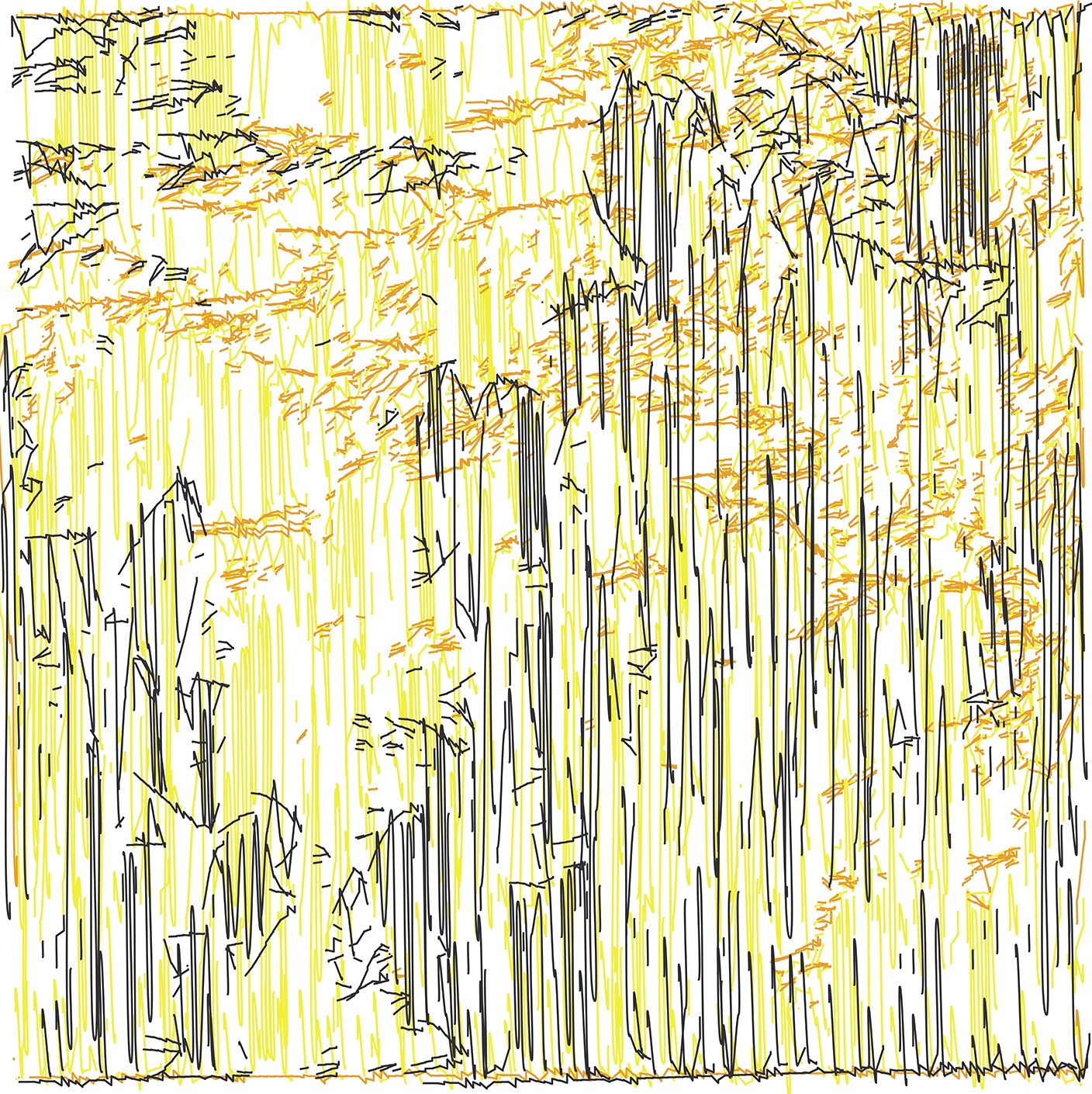 1/(2xCMonet)-n | 20-02-2014.1.4, 150 x 150 cm, impression numérique sur papier
