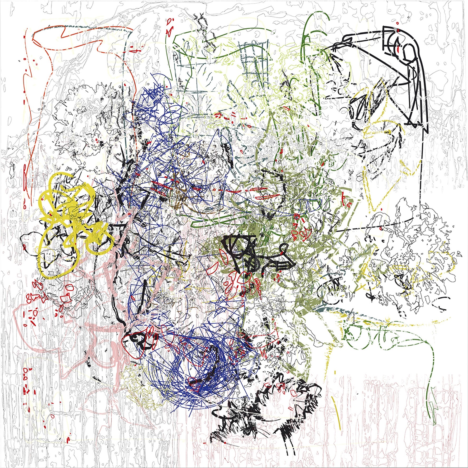 (1/2xHMatisse+HFLatour) | 20-10-2016.1, 150 x 15cm, impression numérique sur papier