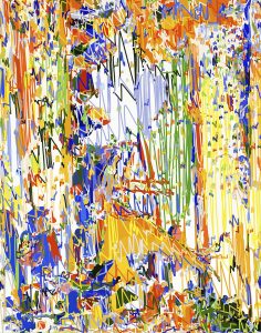 1/(ADerain)+300lm | 21-12-2018, 150 x 118 cm, impression numérique sur Dibond