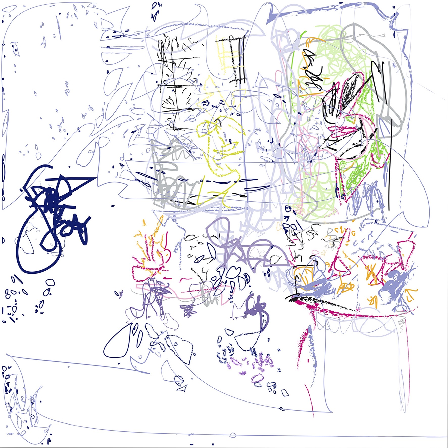 (1/HMatisse-HMatisse) | 24-11-2010.8, 150 x 150 cm, impression numérique sur papier