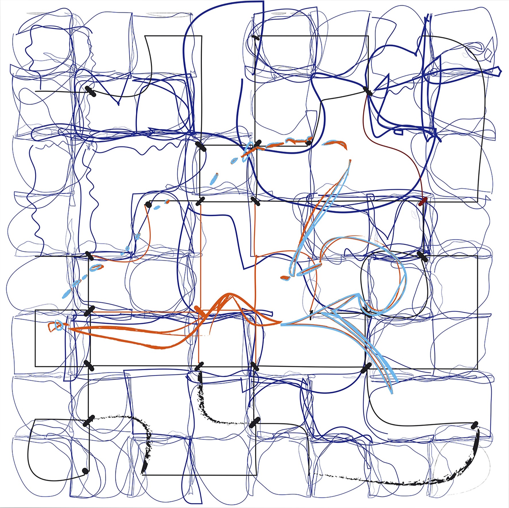 (1/2xEKelly), 25-02-20011, 120 x 120 cm, impression numérique sur papier