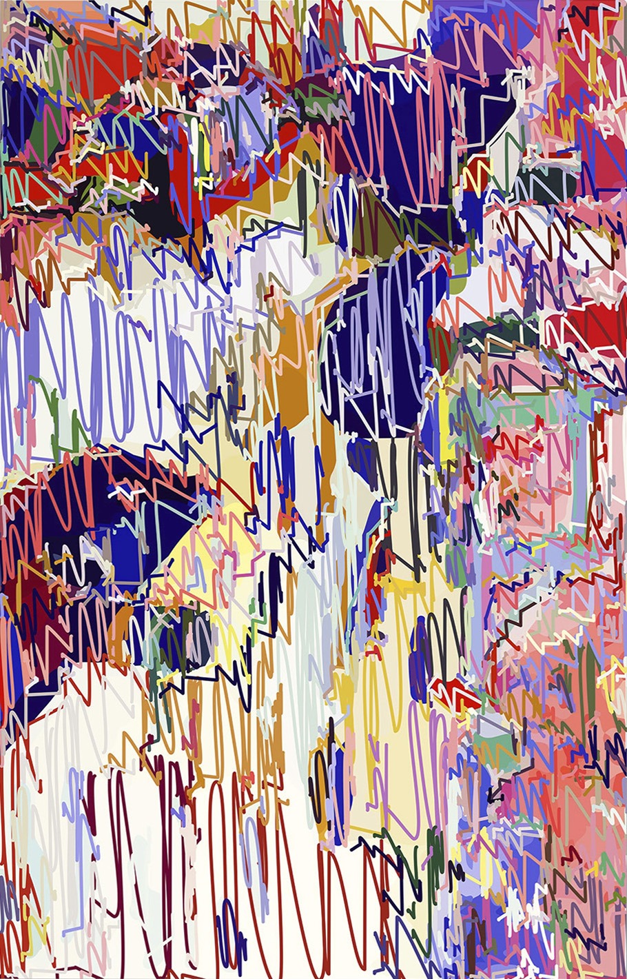 1/(ADerain)+1600lm | 26-12-2018.1, 150 x 96 cm, impression numérique sur Dibond