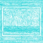 (XVIII-G.Courbet)/Bleu, 28-05-2023, 70 x 80 cm, traceur numérique sur papier, stylo bille