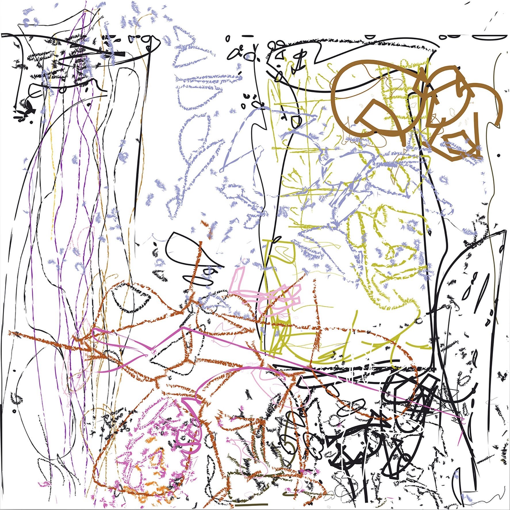 (1/HMatisse+EKelly) | 29-08-2013.41, 100 x 100 cm, impression numérique sur papier