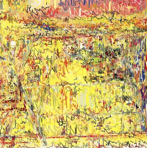 1/(PBonnard)+300lm | 29-12-2018.1, 150 x 150 cm, impression numérique sur Dibond