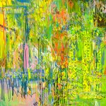 1/(2xADerain+PBonnard)+1300lm | 04 -05-2019.1, 150 x 150 cm, impression numérique sur Dibond