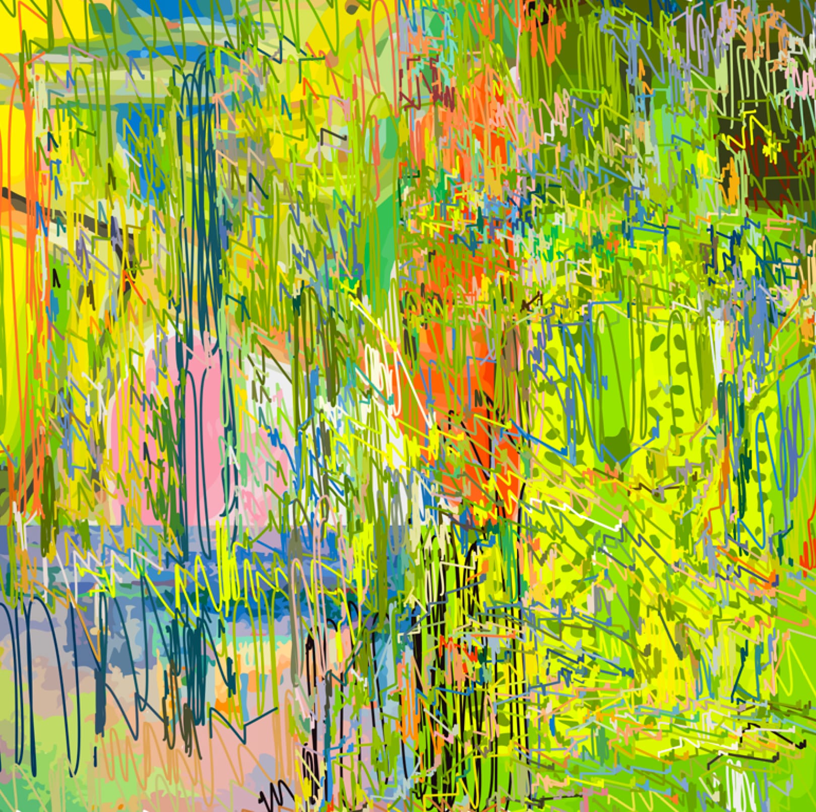 1/(2xADerain+PBonnard)+1300lm | 04 -05-2019.1, 150 x 150 cm, impression numérique sur Dibond