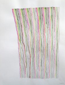 Motifs intérimaires-I, 2005, papier, crayon aquarelle