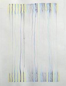 Motifs intérimaires-V, 2005, papier, crayon aquarelle