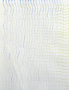 Motifs intérimaires-VII, 2005, papier, crayon aquarelle