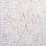 Motifs intérimaires-IX, 2005, papier, crayon aquarelle