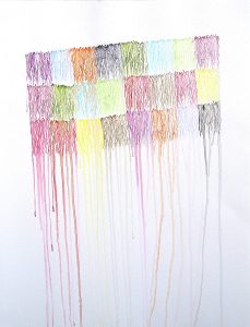 Motifs intérimaires-III | 2005, papier, crayon aquarelle