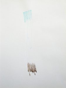 Motifs intérimaires-VI, 2005, papier, crayon aquarelle
