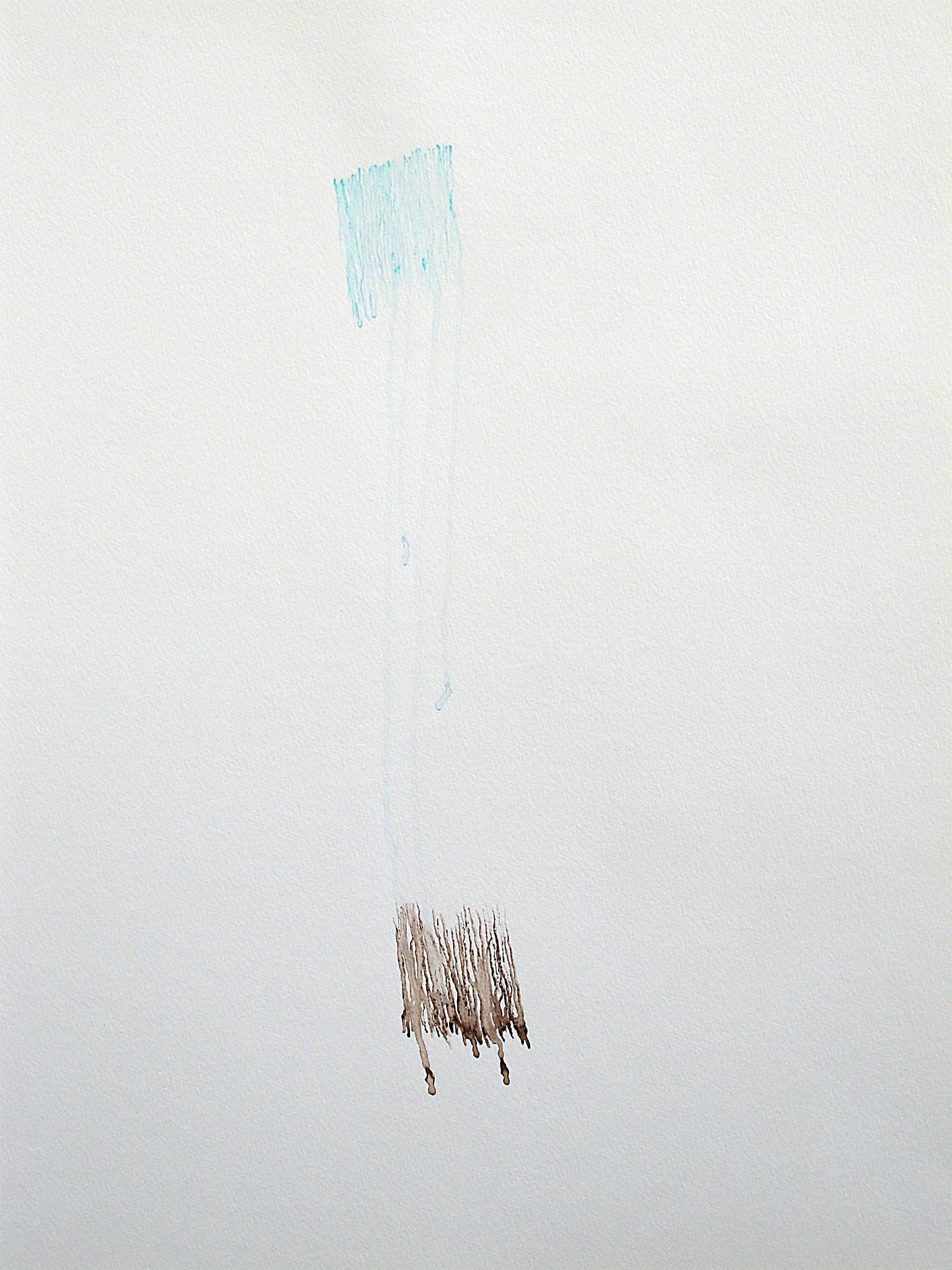 Motifs intérimaires-VI, 2005, papier, crayon aquarelle