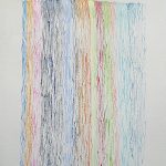 Motifs intérimaires-IV, 2005, papier, crayon aquarelle