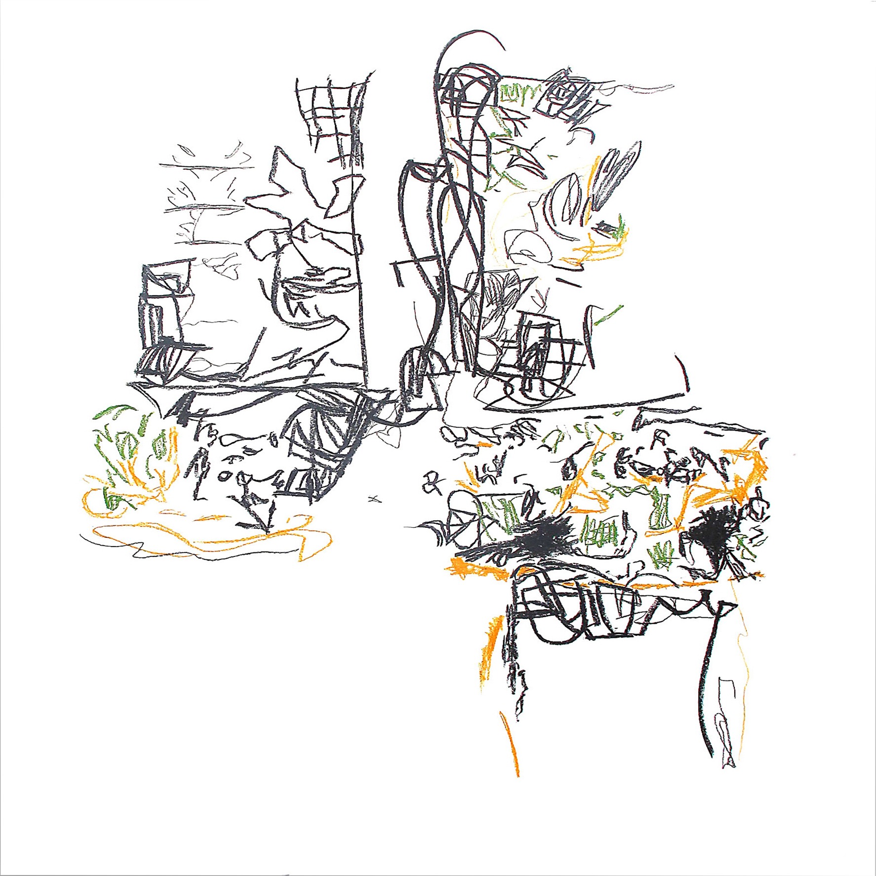 (1/HMatisse-HMatisse) | 16-11-2013.1, 150 x 120 cm, Pastels sur papier