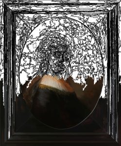 (1/HVRRembrandt)-55%, 24-02-2020.1, 42 x 51,4 cm, impression numérique sur papier
