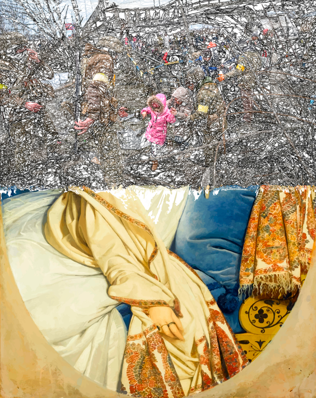 60%JDAIngres-(n+1), 16-04-2022.2, 117 x 82 cm, impression numérique sur papier