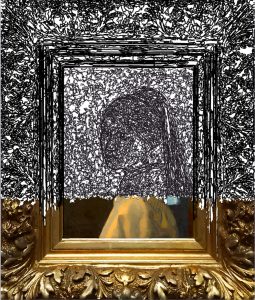 (1/JVermeer)-66%, 21-02-2020.2, 40 x 47,3 cm, impression numérique sur papier