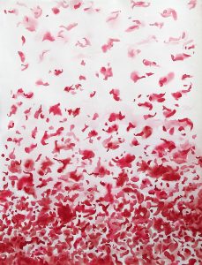 Motifs intérimaires-X, 2005, papier, crayon aquarelle