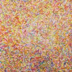 Motifs intérimaires-XI, 2005, papier, crayon aquarelle